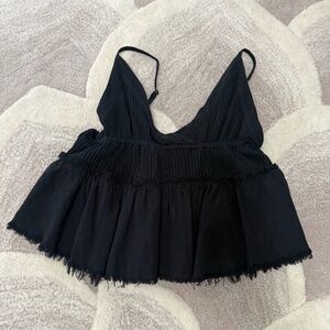 Chic Black Sleeveless Top